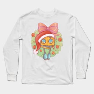 Festive F.C.G. Christmas wreath Long Sleeve T-Shirt